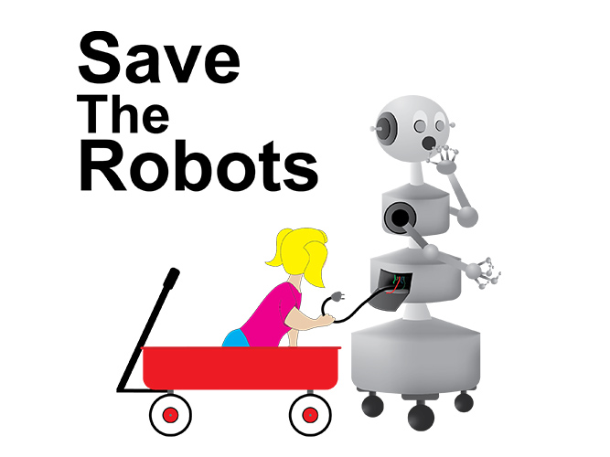 Save the Robots Girl Image